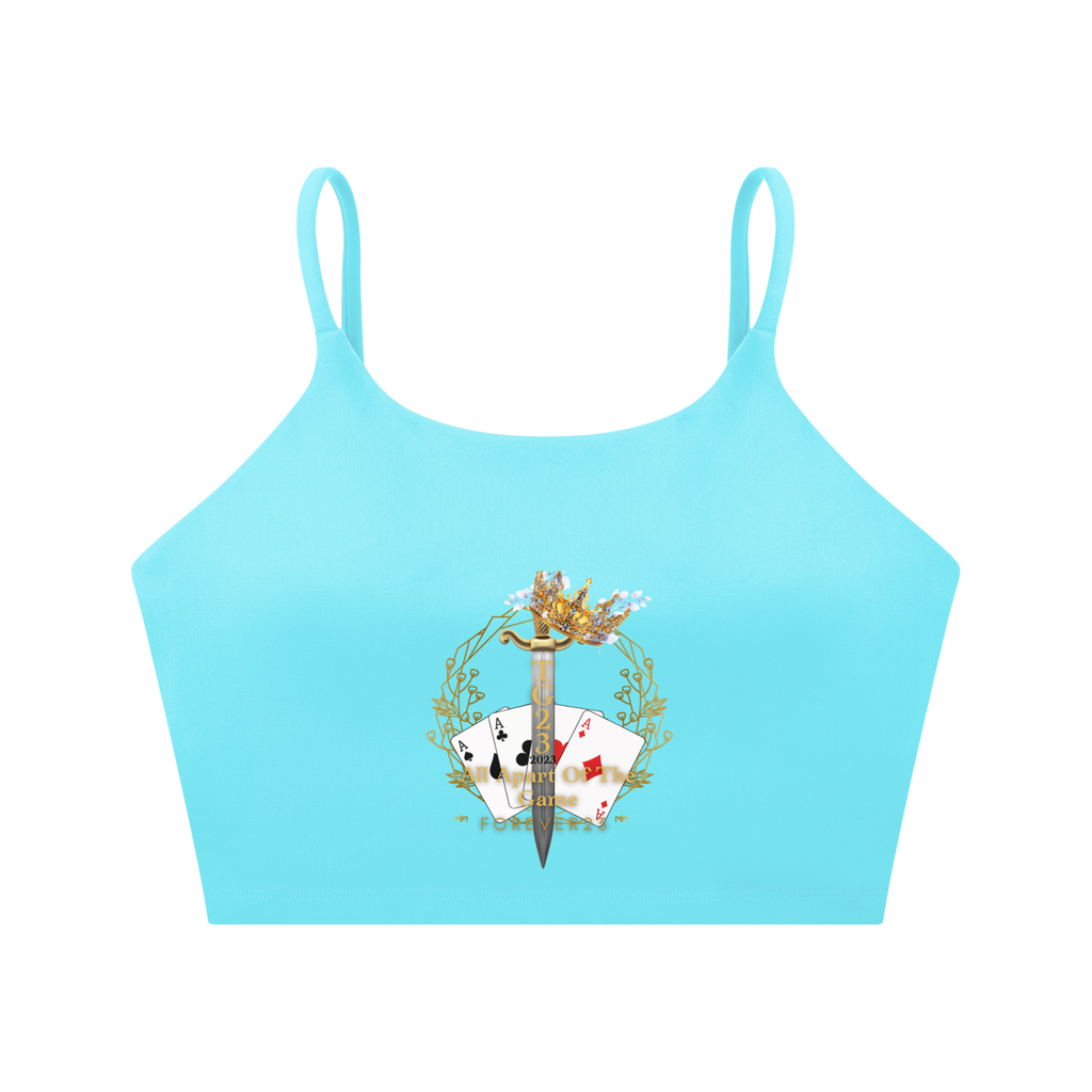 Spaghetti Strap Yoga Sports Bra
