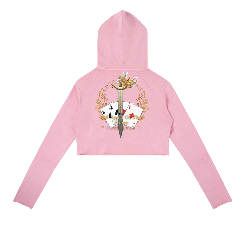 Vintage Washed Raw Edge Hoodie